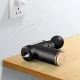 Портативний ручний масажер пістолет з 4 насадками та дисплеєм Massager Gun Масажний вібраційний
