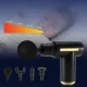 Портативний ручний масажер пістолет з 4 насадками та дисплеєм Massager Gun Масажний вібраційний
