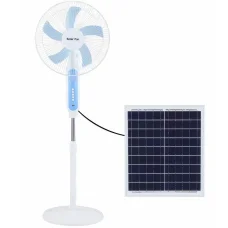 Вентилятор підлоговий із сонячною панеллю Solar Fun MNJ-188 Побутовий вентилятор з кнопковим керуванням
