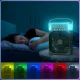 Портативний міні-кондиціонер із підсвічуванням Mini Air Conditioner Вентилятор із зволожувачем повітря Зелений