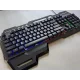 Ігрова провідна комп'ютерна клавіатура з RGB підсвічуванням AOAS M-1000 USB Чорна 104 клавіші