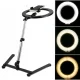 Настольная кольцевая светодиодная LED лампа с креплением для телефона Ring Light 26 см LED Лампа для блогеров