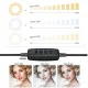 Настольная кольцевая светодиодная LED лампа с креплением для телефона Ring Light 26 см LED Лампа для блогеров