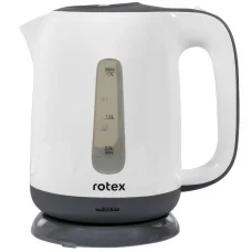 Електрочайник на 1.7л 2200Вт Rotex RKT03-G Чайник у пластиковому корпусі та поворотом 360