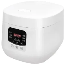 Електрична рисоварка з чашею на 5л з антипригарним покриттям та потужністю Electric cooker SC-103 900Вт Біла