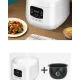 Електрична рисоварка з чашею на 5л з антипригарним покриттям та потужністю Electric cooker SC-103 900Вт Біла