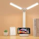 Світлодіодна портативна LED-лампа Table Lamp AND-135 Настільна лампа LED з підставкою для телефону