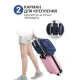 Містка дорожня сумка для подорожей Travel Bag AND XL-943 Синя Складна дорожня сумка для речей