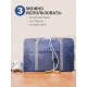 Містка дорожня сумка для подорожей Travel Bag AND XL-943 Синя Складна дорожня сумка для речей