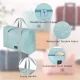 Містка дорожня сумка для подорожей Travel Bag AND XL-930 М'ятний Складна дорожня сумка для речей
