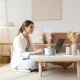 Зволожувач повітря з ефектом вогнища, що горить Humidifier AND LY-651 280 мл Дифузор ароматичний з пультом