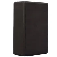 Блок для йоги MS 0858-7 Чорний 23x15x7.5 см Блок для вправ та тренувань