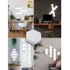 Модульна настінна світлодіодна лампа RGB 6 шт. з живленням батарейок та пультом керування Led Lighted