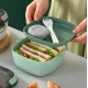 Термостійкий ланч-бокс контейнер з відділеннями для їжі 750 мл Lunch Box З приладами в комплекті