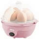 Електричне компактне яйцеварка для дому на 7 яєць DSP KA5016 Pink Пристрій для варіння яєць