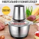 Кухонний подрібнювач на 1200w Блендер для харчових продуктів з нержавіючої сталі