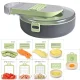 Багатофункціональна овочерізка зі змінними насадками Vegetable Cutter C351 Терка для овочів з контейнером