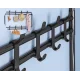 Вішалка для одягу Simple Floor Clothes Rack Підлогова стійка-вішалка для одягу та взуття 154х60х26.5 см Чорна