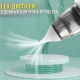 Дитячий назальний аспіратор з LED-дисплеєм, регулятором потужності та 3 насадками