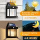 Вуличний ліхтар на сонячній батареї на стіну SOLAR LAMP Kt-666 Ліхтар для саду та двору з датчиком руху