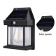 Вуличний ліхтар на сонячній батареї на стіну SOLAR LAMP Kt-666 Ліхтар для саду та двору з датчиком руху
