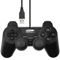 Джойстик дротової ігрової для ПК та інших пристроїв з підтримкою USB Double Shock 2 USB-208 Геймпад ігровий
