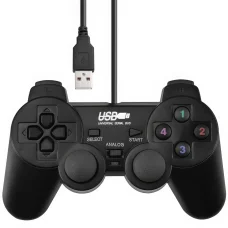 Джойстик дротової ігрової для ПК та інших пристроїв з підтримкою USB Double Shock 2 USB-208 Геймпад ігровий
