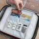 Дорожня сумка органайзер з кодовим замком Чорна 37x27x14 см Водонепроникна сумка для документів
