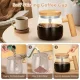Портативна електрична чашка-мішалка 400 мл Coffee stirring cup AND896 Пристрій для змішування напоїв