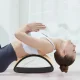 Колесо для занять йоги 39x13 см MS 4198-P Коричневе Спортивний обруч для фітнес-тренувань