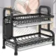 Сушарка для посуду 43x39x23.5 см із неіржавкої сталі з 2 піддонами Dish Storage
