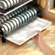 Сушарка для посуду 43x39x23.5 см із неіржавкої сталі з 2 піддонами Dish Storage
