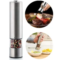 Електричний млин для солі та перцю Salt and Pepper MIlls MG705D Електромлин подрібнювач для спецій