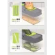 Багатофункціональна овочерізка зі змінними насадками 14в1 Vegetable Salad Cutter Терка для овочів з контейнером