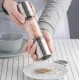 Подвійний млин для солі та перцю Duo Grinder Сріблястий Подрібнювач для спецій