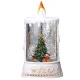Новорічний музичний нічник-світильник XMAS wdl 23005c Музична свічка з Мишком
