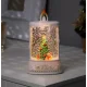 Новорічний музичний нічник-світильник XMAS wdl 23005c Музична свічка з Мишком