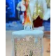 Новорічний музичний нічник-світильник XMAS wdl 23005c Музична свічка з Мишком