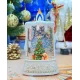 Новорічний музичний нічник-світильник XMAS wdl 23005c Музична свічка з Мишком