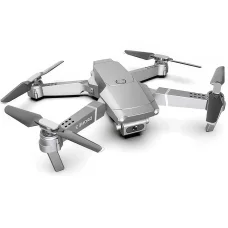 Квадрокоптер на радіокеруванні з камерою та кейсом для зберігання RC Drone E68 Квадрокоптер складаний 4к Сірий