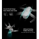 Квадрокоптер на радіокеруванні з камерою та кейсом для зберігання RC Drone E68 Квадрокоптер складаний 4к Сірий
