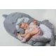 Дитячий спальний мішок-подушка Акула Baby sleeping bag 3 в 1 Іграшка подушка та спальний мішок