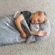 Дитячий спальний мішок-подушка Акула Baby sleeping bag 3 в 1 Іграшка подушка та спальний мішок