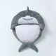 Дитячий спальний мішок-подушка Акула Baby sleeping bag 3 в 1 Іграшка подушка та спальний мішок