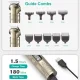 Акумуляторна машинка для стрижки волосся 8 в 1 VGR V-110 Машинка з LED дисплеєм та різними насадками