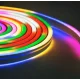 Світлодіодна силіконова стрічка з пультом керування LED Neon 12V-220V 5м Гнучка світлодіодна стрічка RGB