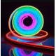 Світлодіодна силіконова стрічка з пультом керування LED Neon 12V-220V 5м Гнучка світлодіодна стрічка RGB