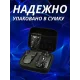 Дитячий квадрокоптер з дистанційним керуванням та камерою відеоспостереження TOY X3 PRO Black Складаний у кейсі