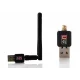 Wi-Fi адаптер з USB 2.0 зі знімною антеною LV-UW 10-2DB 150 Мбіт/с Wi-Fi приймач для ПК та Т2 приставки