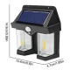 Вуличний світильник на сонячній батареї з датчиком руху Solar Lamp COBA CB-222 Автономний вуличний ліхтар